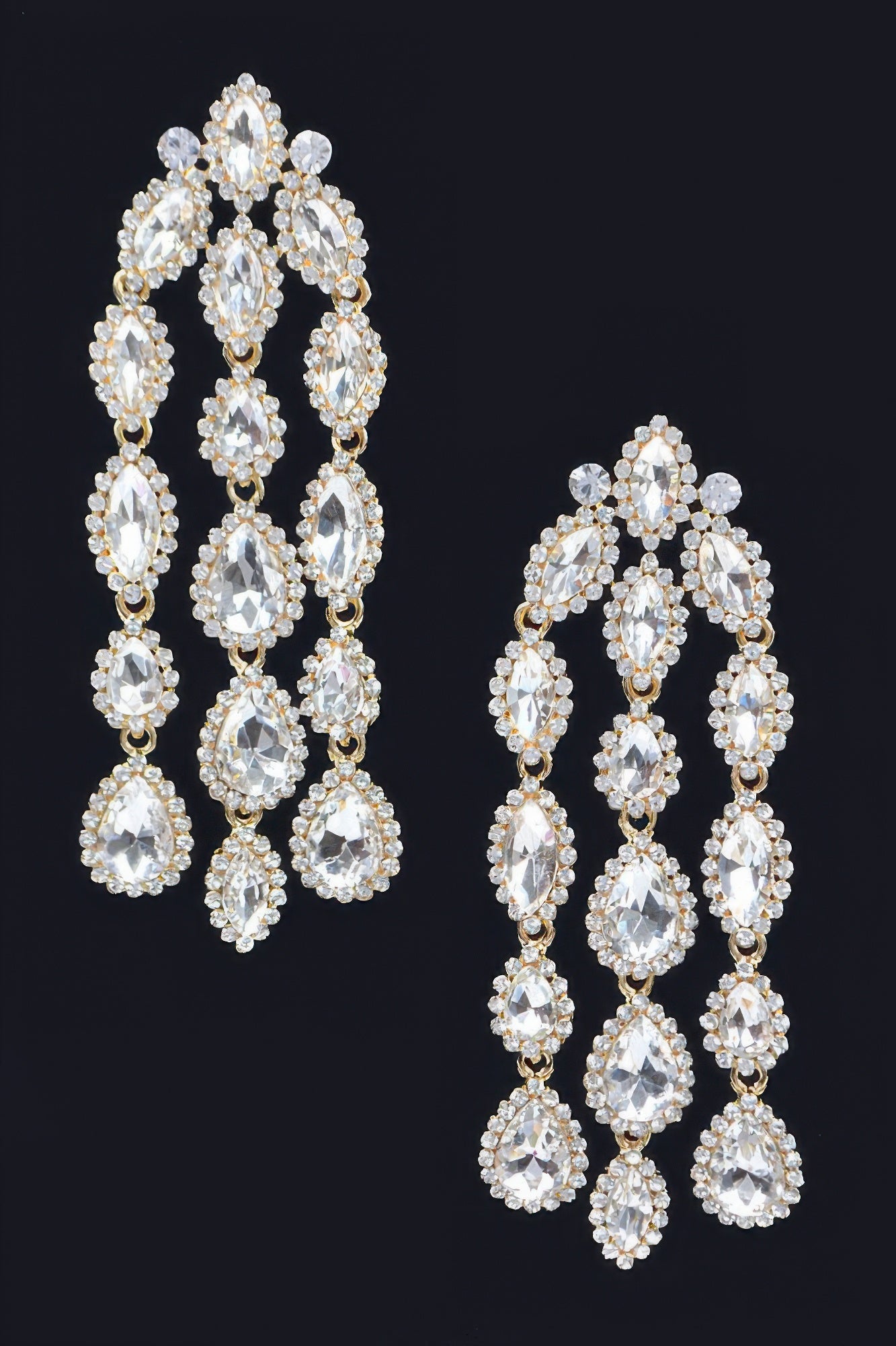 Rhinestone Fringe Earring | Mixtshop LLC