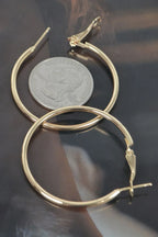 Metal 40mm Hoop Earring | Mixtshop LLC