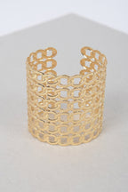 Wide Chain Metal Cuff Bracelet | Mixtshop LLC