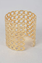 Wide Chain Metal Cuff Bracelet | Mixtshop LLC