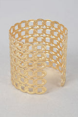 Wide Chain Metal Cuff Bracelet | Mixtshop LLC