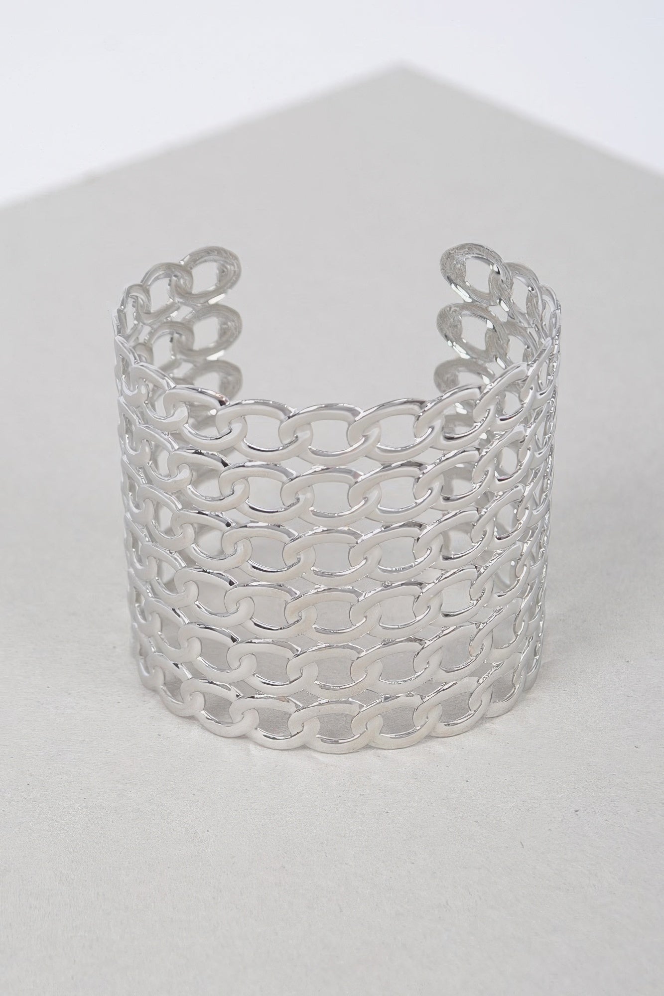Wide Chain Metal Cuff Bracelet | Mixtshop LLC
