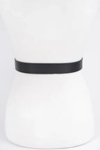 Faux Leather Metal Buckle Belt | Mixtshop LLC