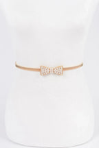 Bow Stretch Belt | Mixtshop LLC