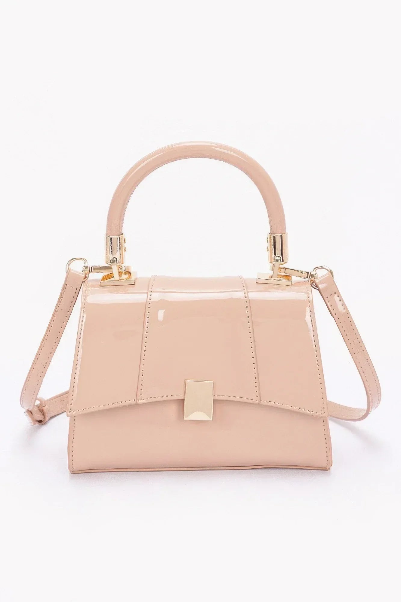 Enamel Flap Crossbody Bag | Mixtshop LLC Main image