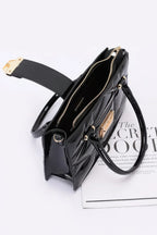 Embossed Enamel Handle Clutch | Mixtshop LLC