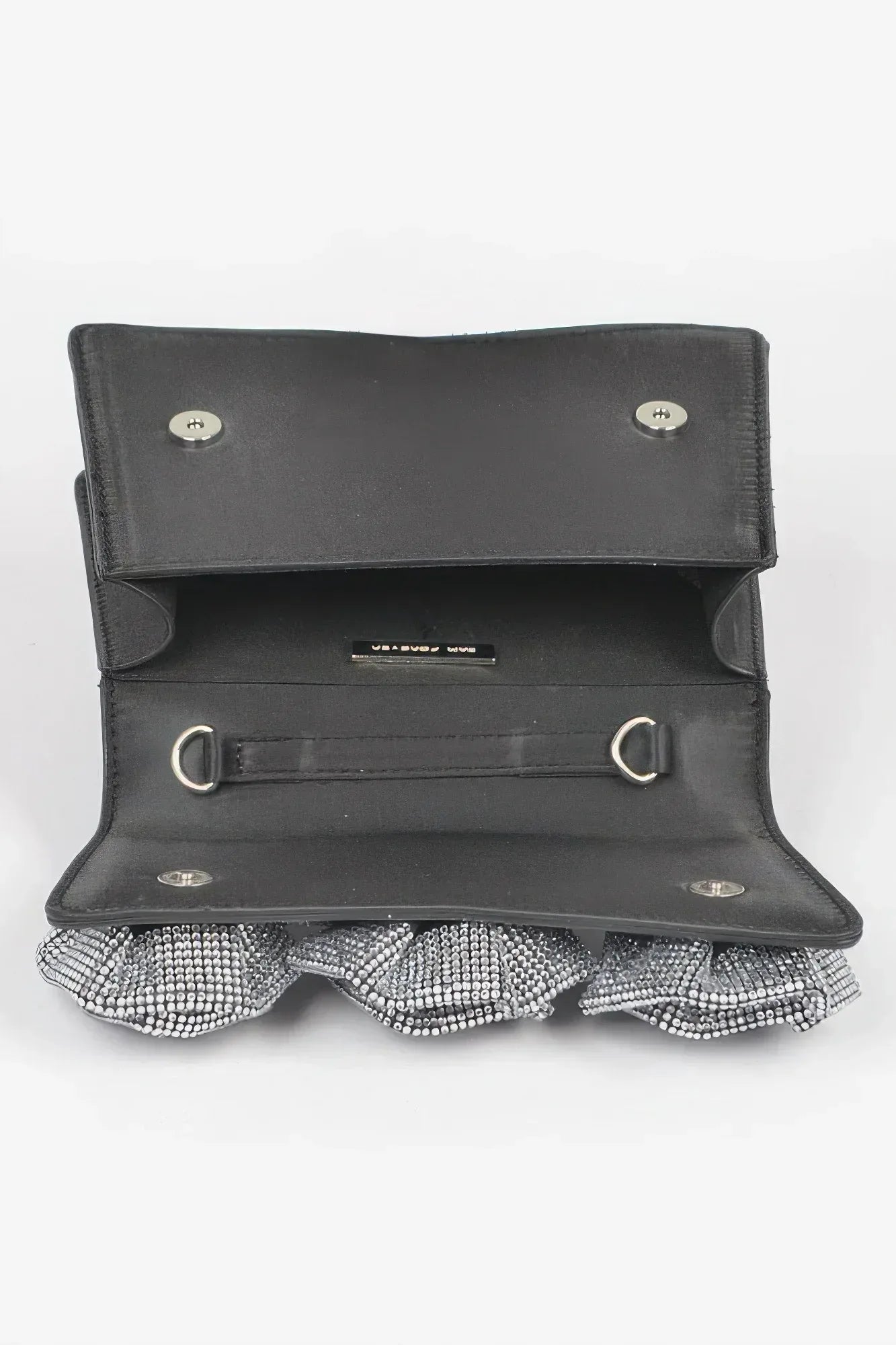 Faux Leather Rhinestone Hot Fix Flower Bag | Mixtshop LLC