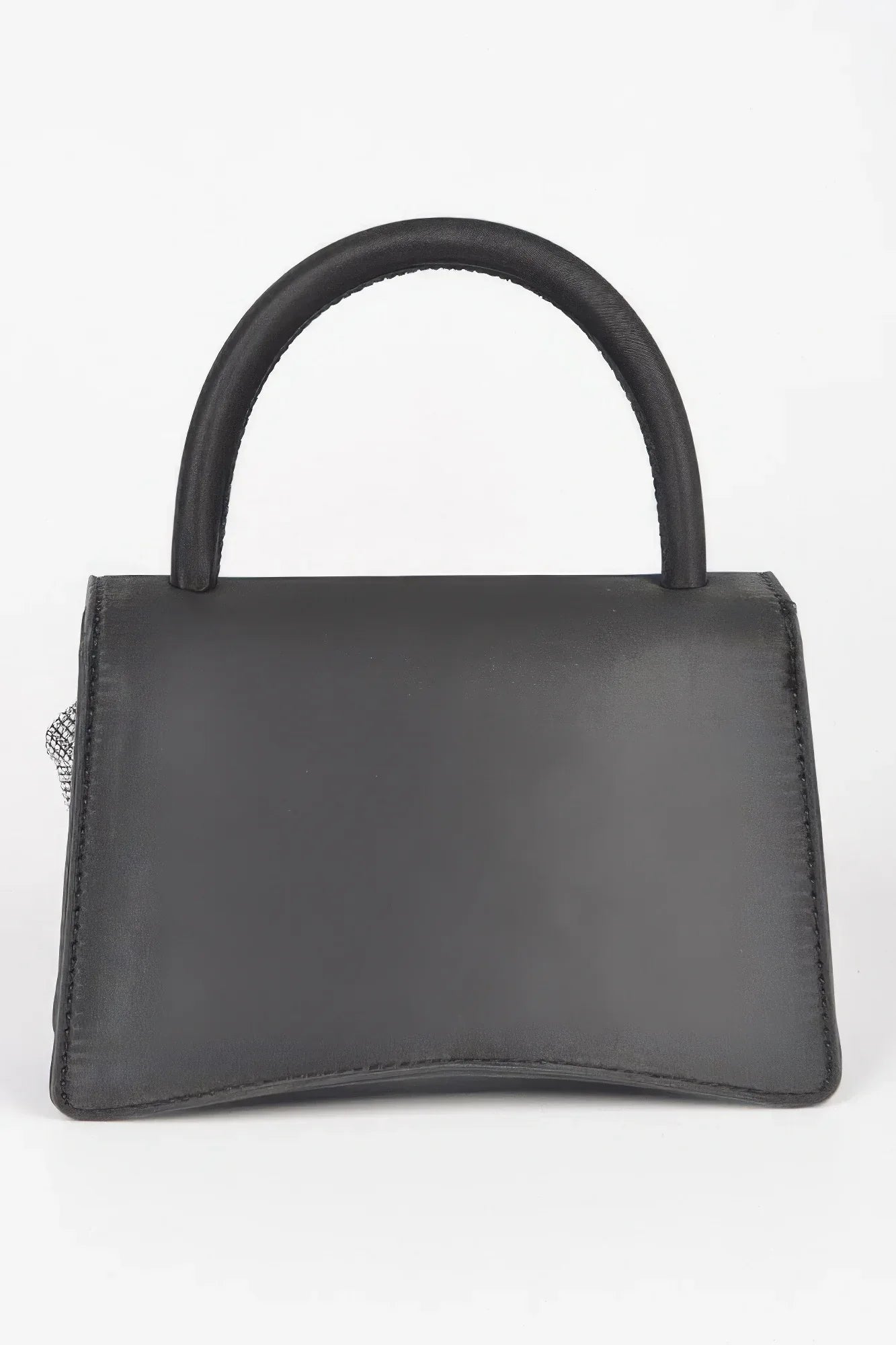 Faux Leather Rhinestone Hot Fix Flower Bag | Mixtshop LLC