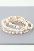 Multi Oval Stone Beaded Bracelet | Mixtshop LLC