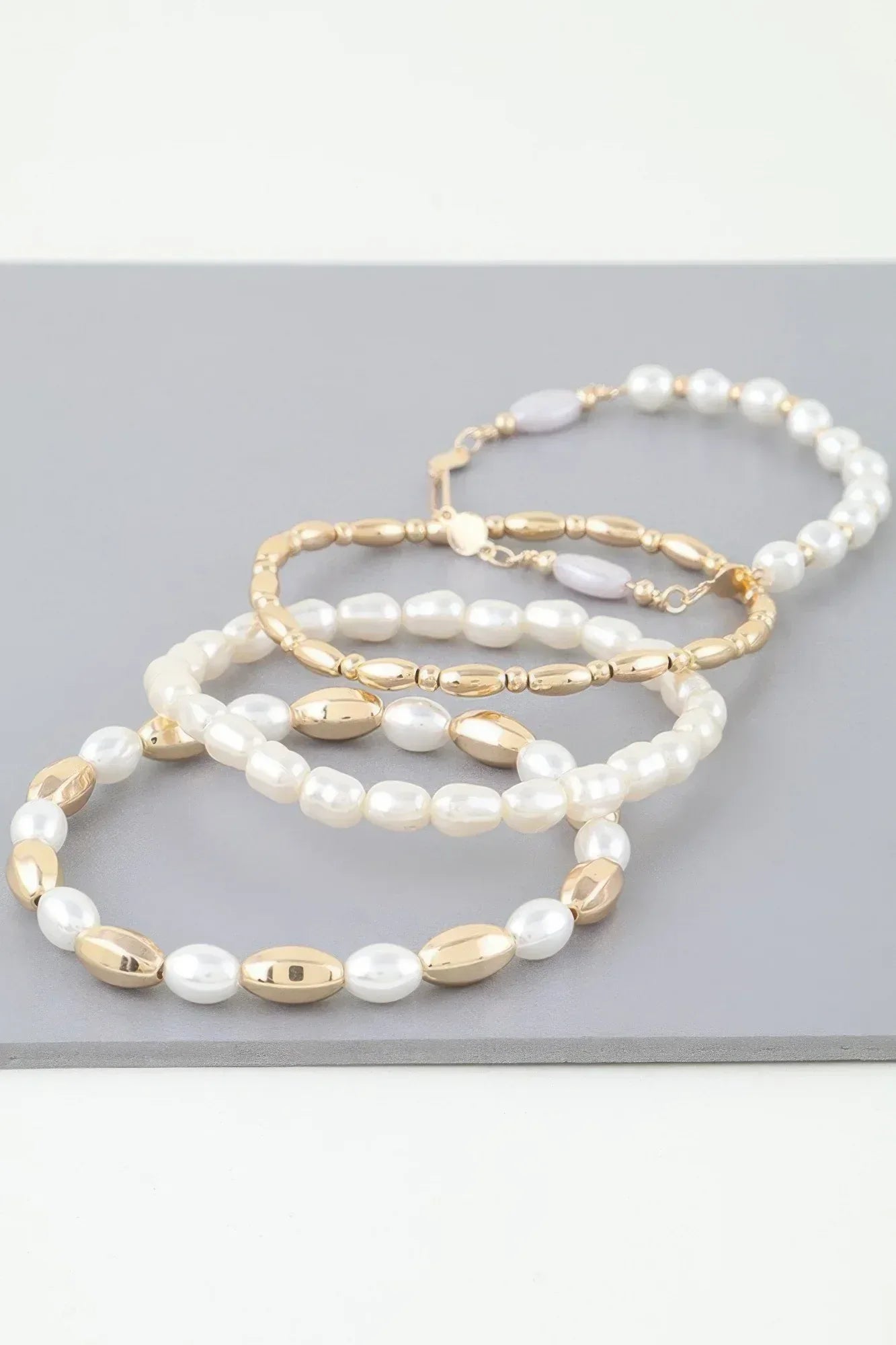 Multi Oval Stone Beaded Bracelet | Mixtshop LLC