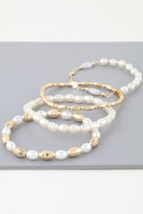 Multi Oval Stone Beaded Bracelet | Mixtshop LLC