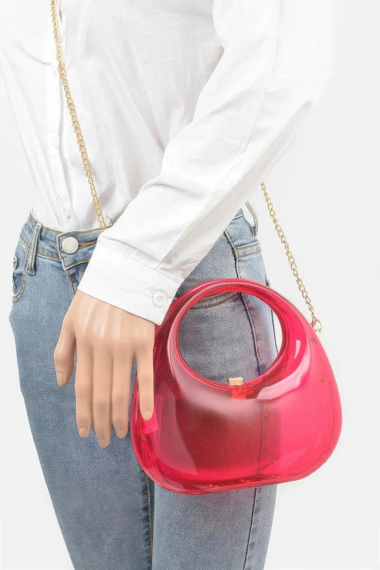 Transparent Acrylic Clutch Secondary image