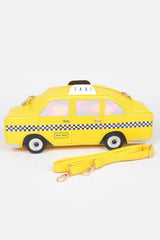 Faux Leather Taxi Novelty Bag | Mixtshop LLC
