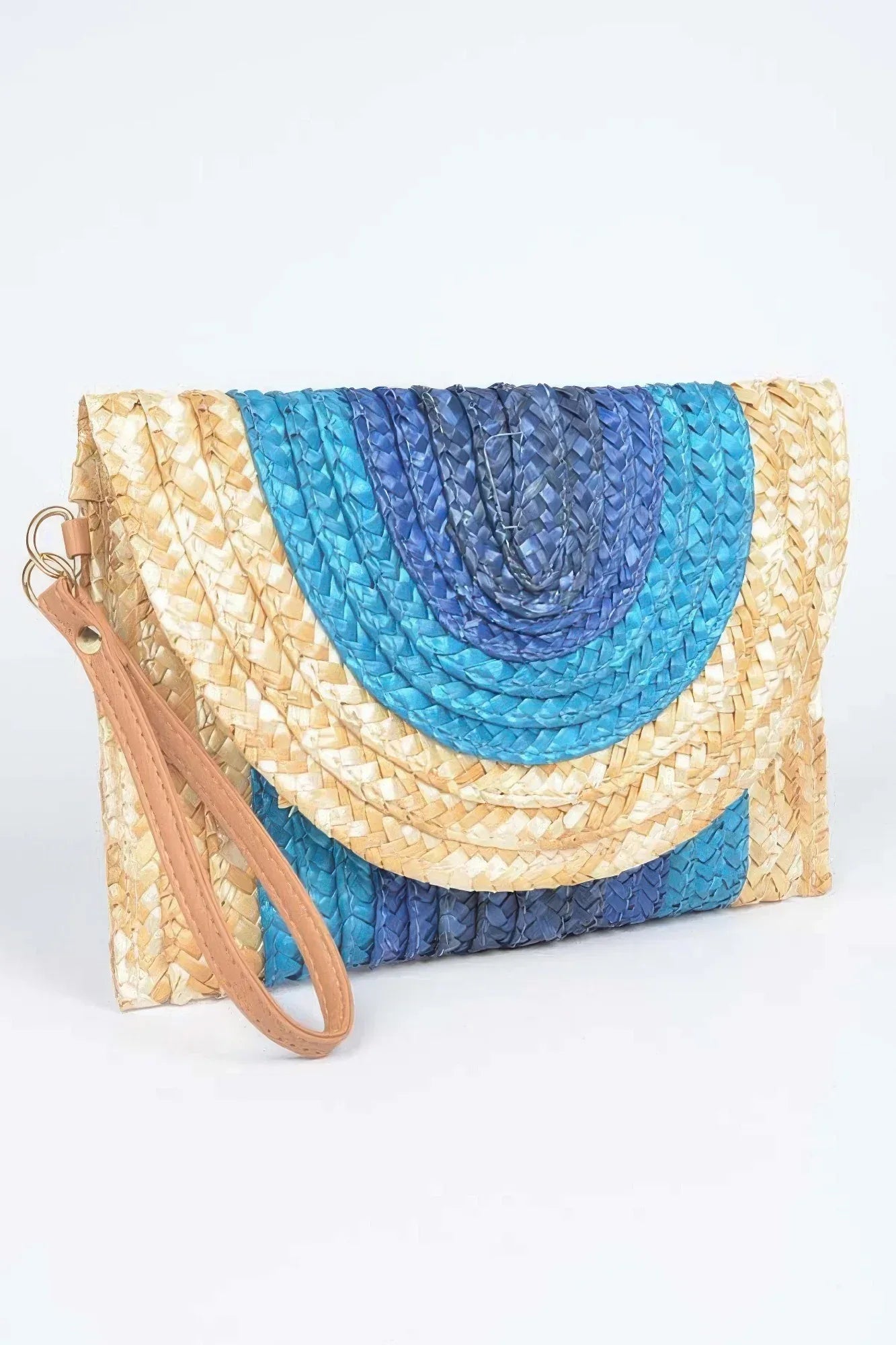 Straw Coloful Envelope Clutch | Mixtshop LLC