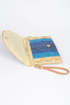 Straw Coloful Envelope Clutch | Mixtshop LLC