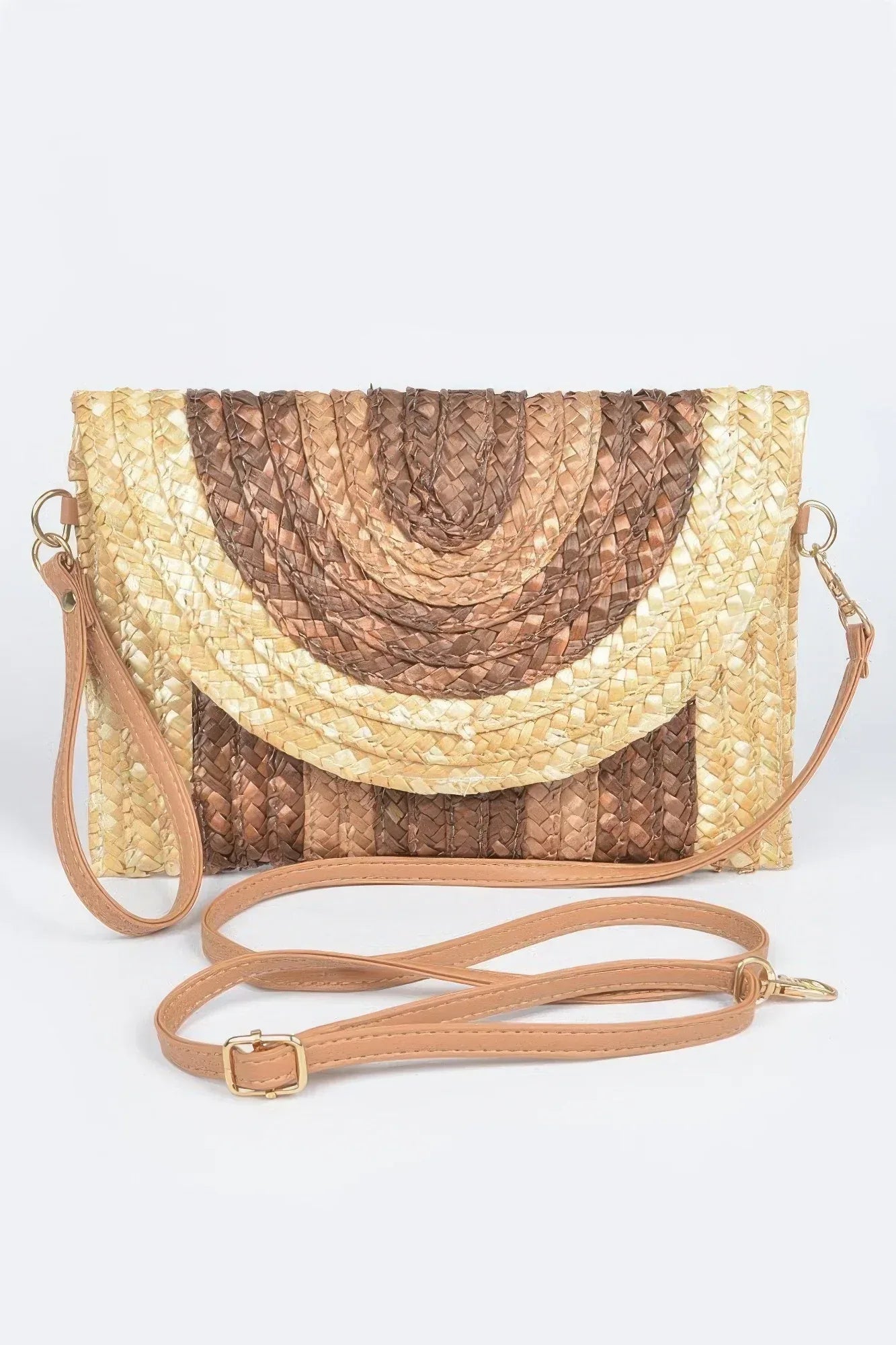 Straw Coloful Envelope Clutch | Mixtshop LLC