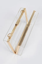 Transparent Hard Case W/stoned Chain | Mixtshop LLC