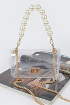 Transparent Cross Body Bag W Clear Chain | Mixtshop LLC