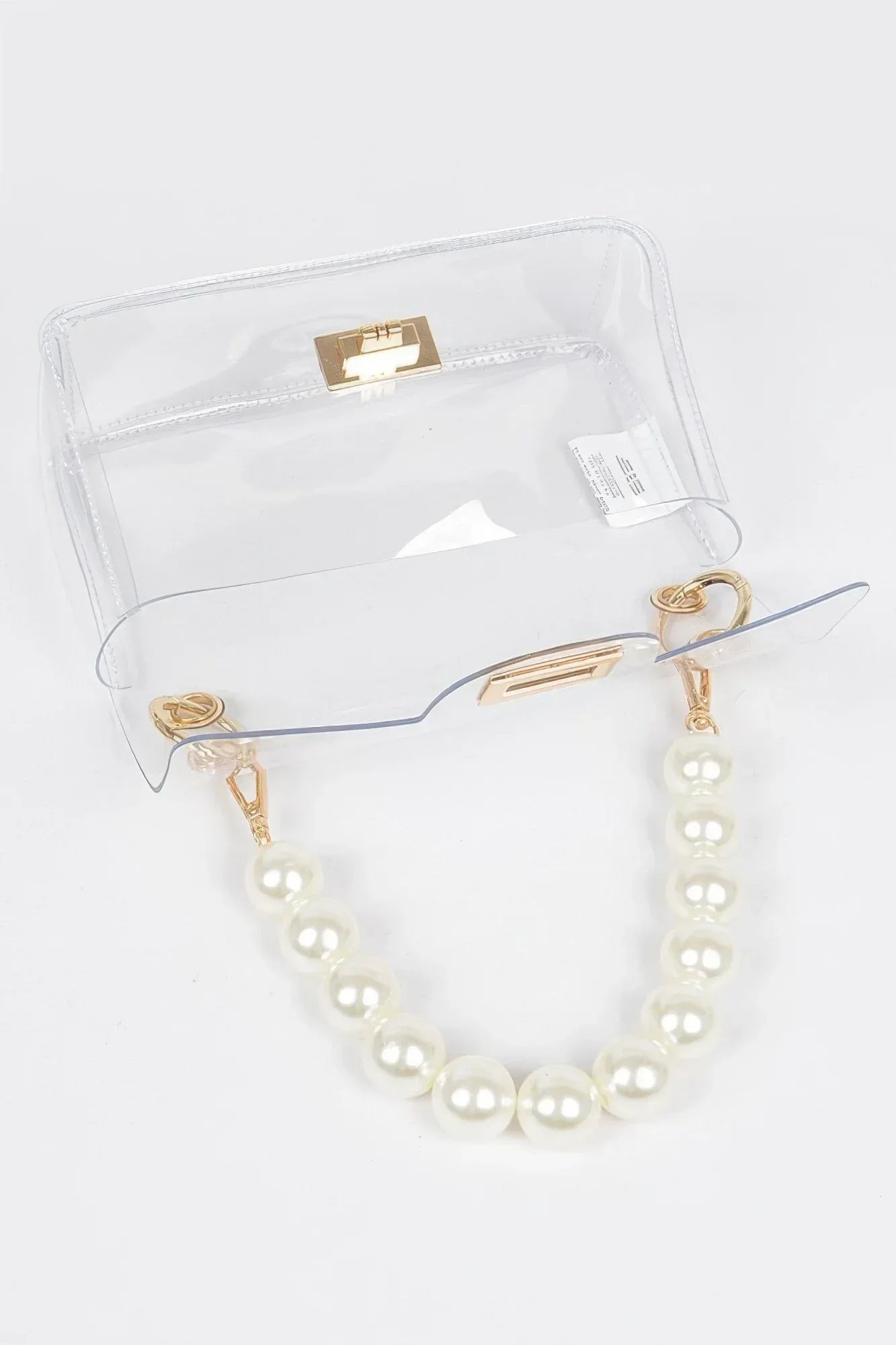 Transparent Cross Body Bag W Clear Chain | Mixtshop LLC