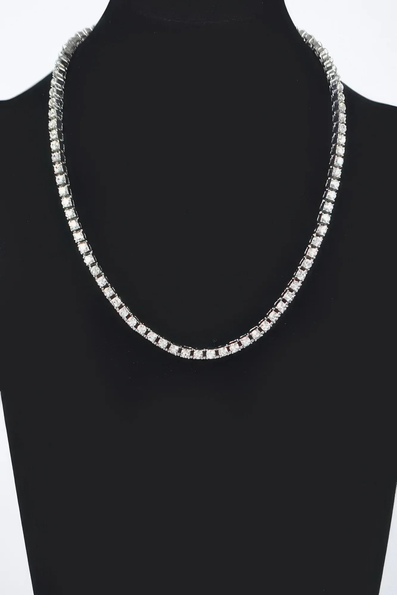 Rhinestone Chain Layered Necklace Chain | Mixtshop LLC