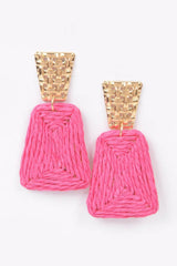 Faux Straw Dangling Earring | Mixtshop LLC