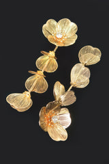 Metal Flower Fringe Earring | Mixtshop LLC