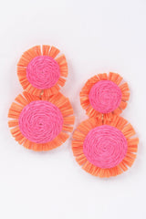 Faux Straw Dangling Earring | Mixtshop LLC