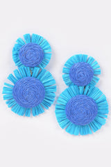 Faux Straw Dangling Earring | Mixtshop LLC