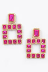 Multi Square Gemstone Earrings | Mixtshop LLC