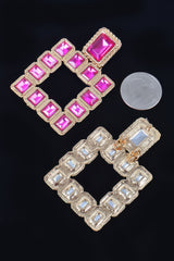 Multi Square Gemstone Earrings | Mixtshop LLC