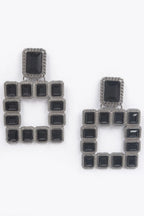 Multi Square Gemstone Earrings | Mixtshop LLC