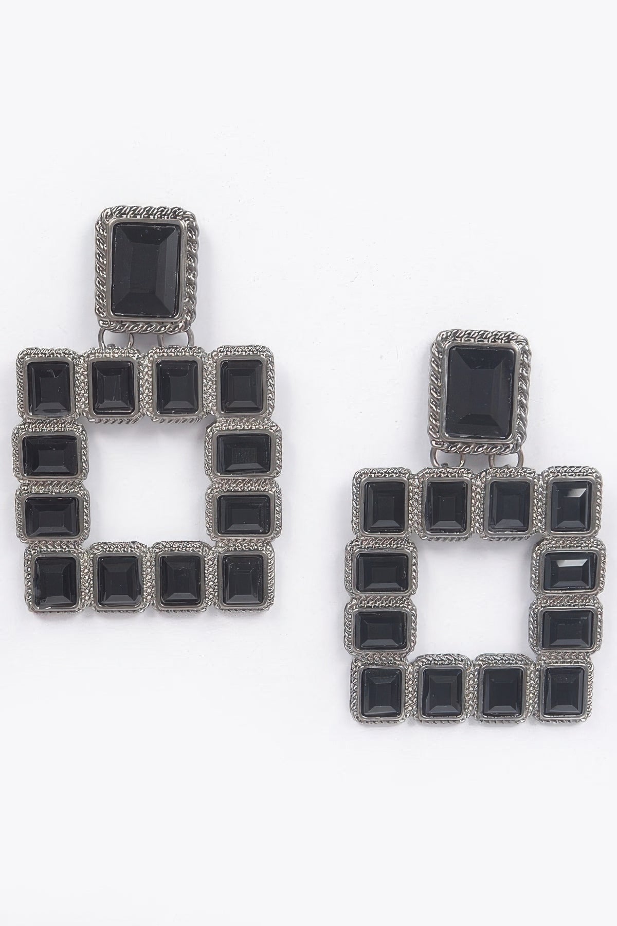 Multi Square Gemstone Earrings | Mixtshop LLC