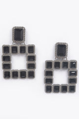 Multi Square Gemstone Earrings | Mixtshop LLC
