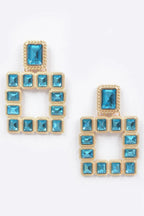 Multi Square Gemstone Earrings | Mixtshop LLC