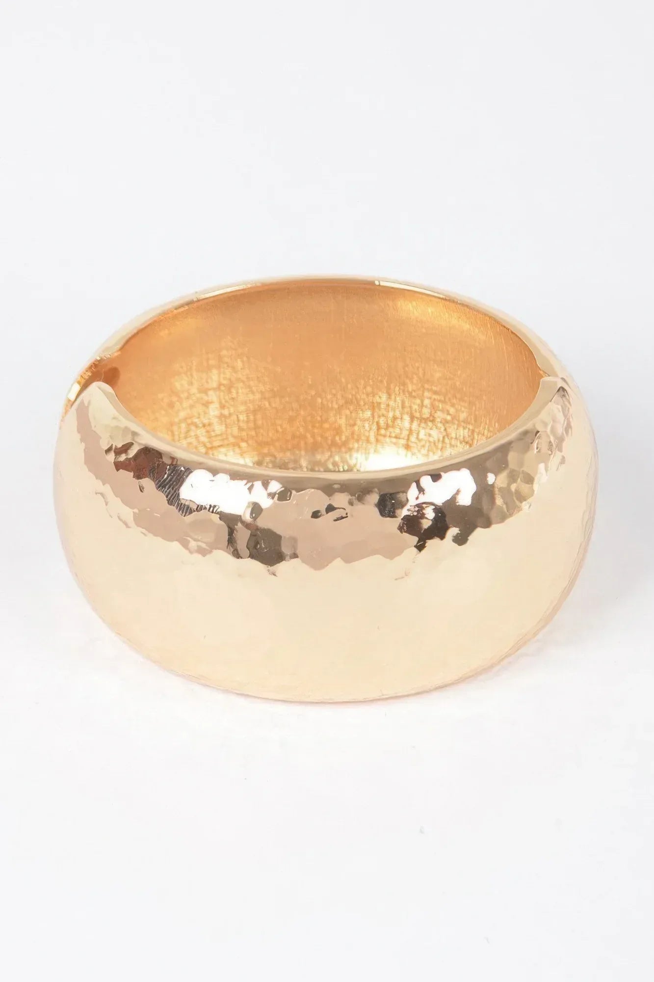 Hammered Metal Bangle Bracelet | Mixtshop LLC Main image