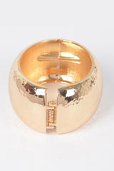 Hammered Metal Bangle Bracelet | Mixtshop LLC