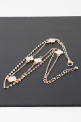 Double Clover Charm Choker Necklace | Mixtshop LLC