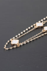 Double Clover Charm Choker Necklace | Mixtshop LLC