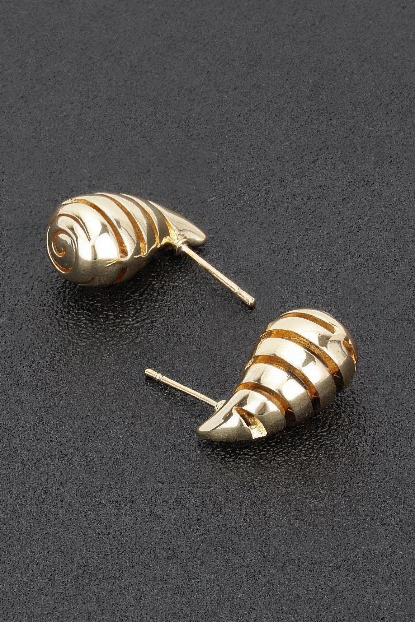 Metal Tear Drop Earring | Mixtshop LLC Main image