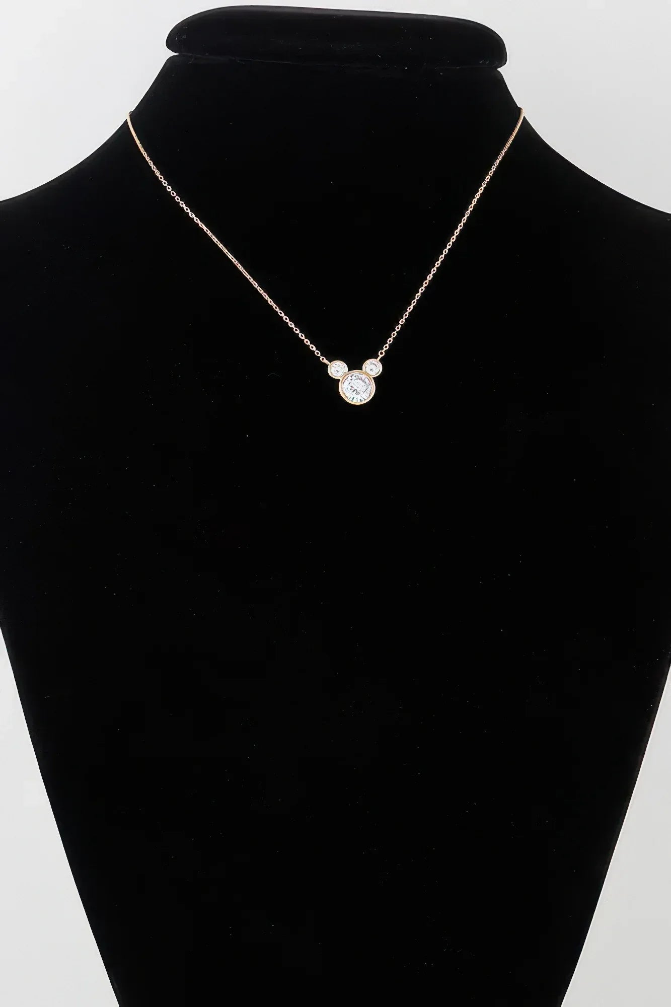 Crystal Mickey Chain Necklace | Mixtshop LLC Main image