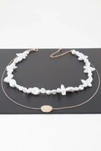 Double Abstract Stone Necklace | Mixtshop LLC