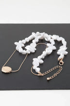 Double Abstract Stone Necklace | Mixtshop LLC