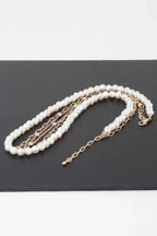 Triple Pearl Chain Necklace | Mixtshop LLC