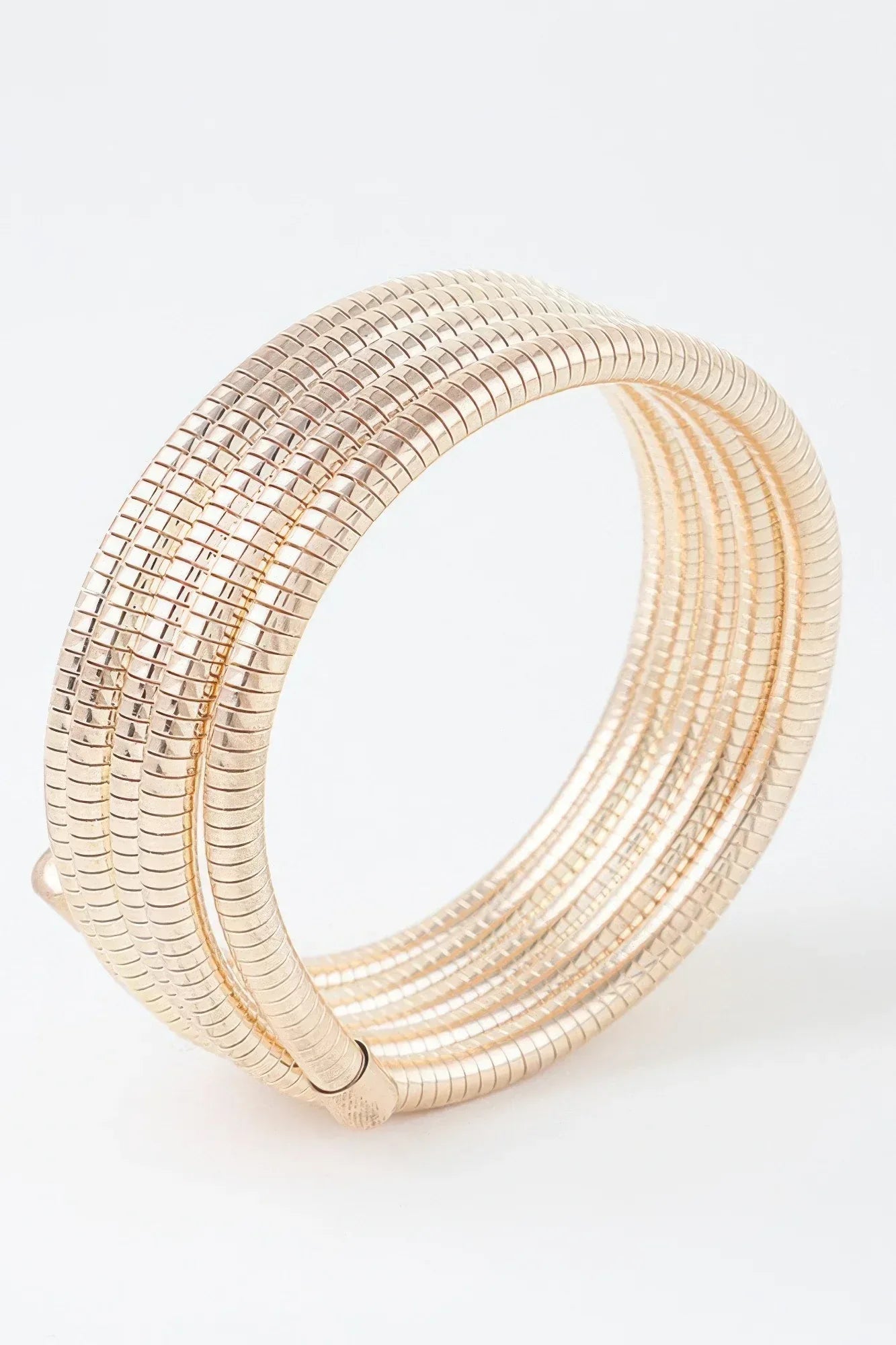 Multi Snake Chain Wrap Bracelet Secondary image