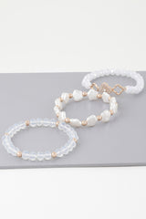 Multi Clover Crystal Bead Bracelet | Mixtshop LLC