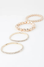 Multi Rhinestone Beaded Bracelet | Mixtshop LLC