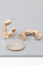 Geometric Cubic Hoop Earrings | Mixtshop LLC