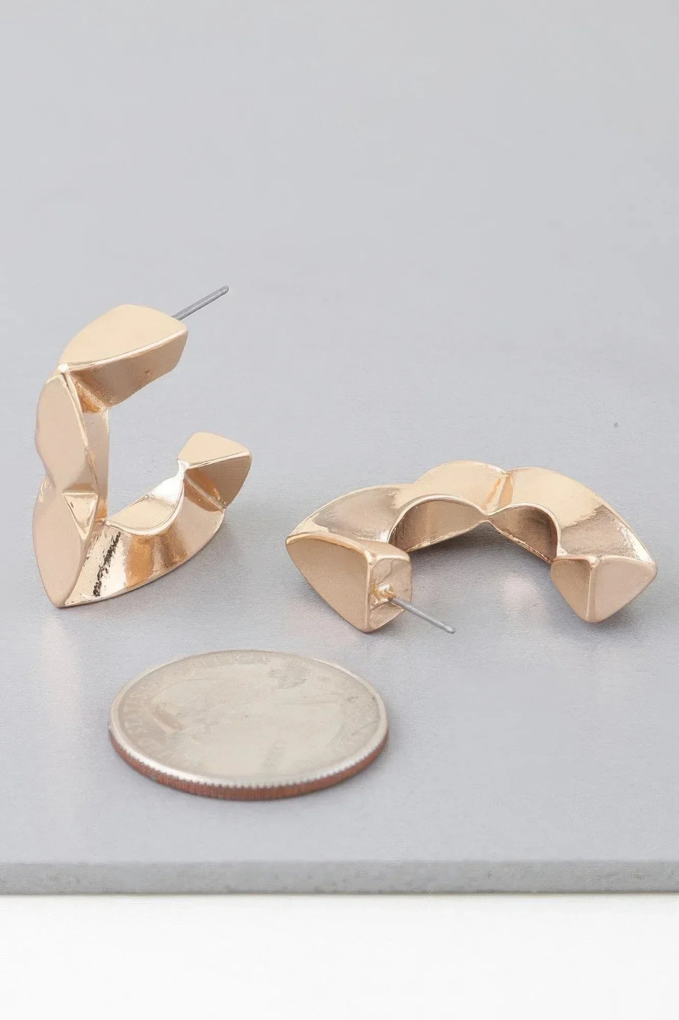 Geometric Cubic Hoop Earrings | Mixtshop LLC