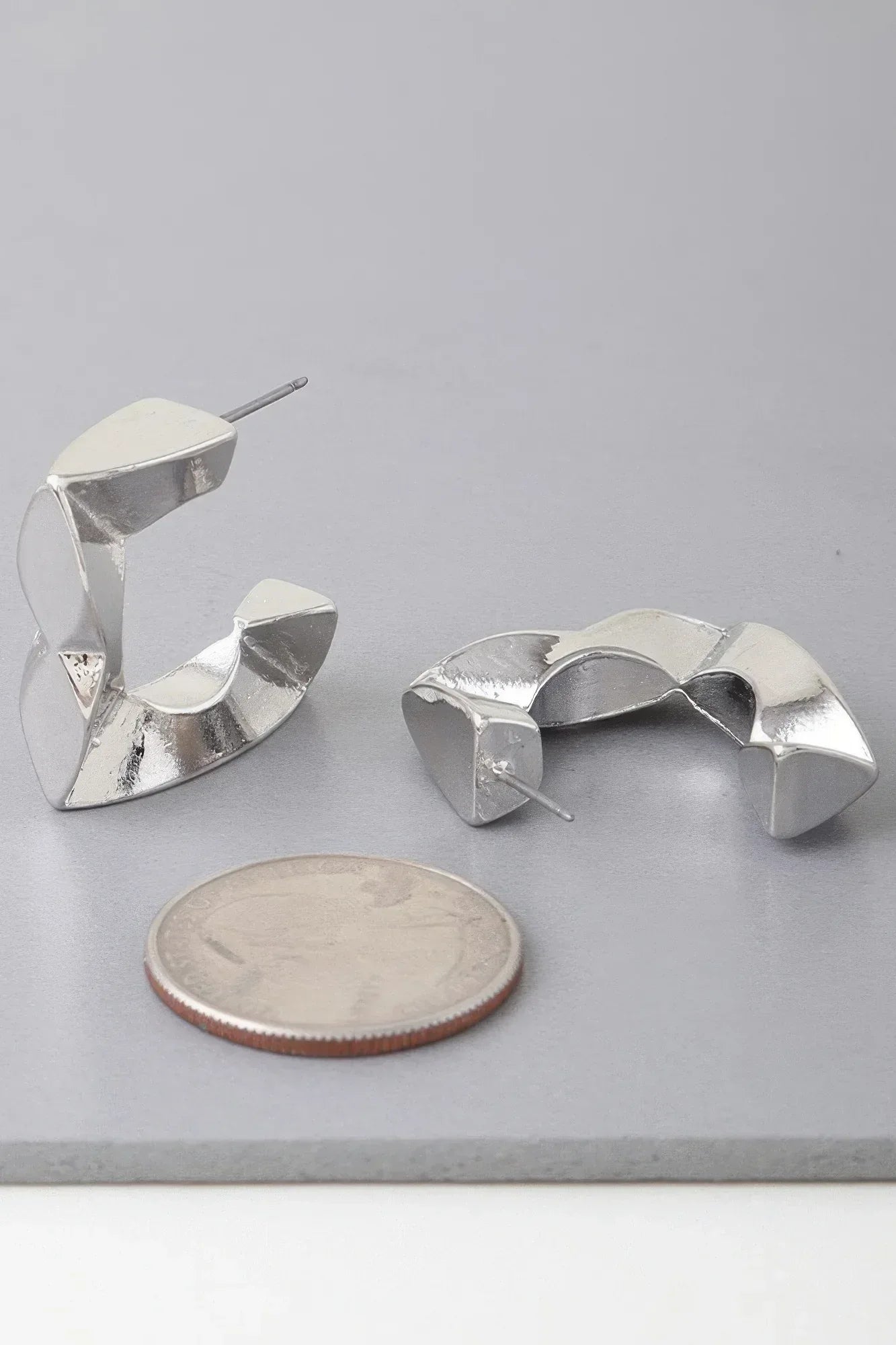 Geometric Cubic Hoop Earrings | Mixtshop LLC