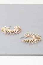 Rising Bejeweled Sun Hoop Earrings | Mixtshop LLC
